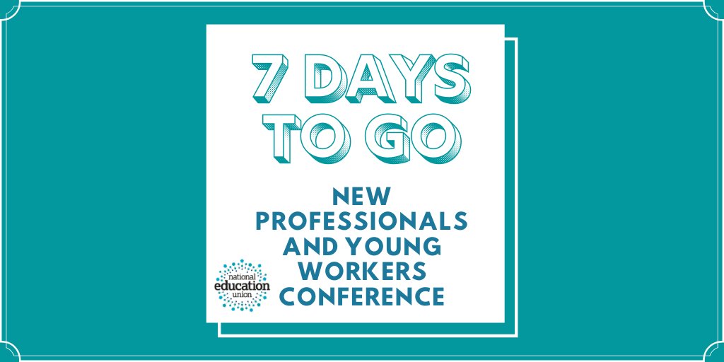 We're really excited about the New Professionals and Young Workers Conference. Have you got a place? #NEU #Teaching #Teachers #CPD #SouthWest #BehaviourManagement #UnionCPD #teacherCPD