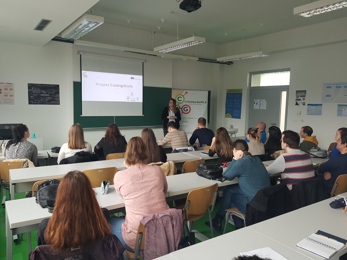 eu_track's tweet image. Research Class about the CODING4GIRLS project was organized at University of Rijeka, Department of Informatics (UNIRI) on Monday 2nd of March 2020.
Dr. Martina Holenko Dlab presented the information about the project
#coding4girls #STEM