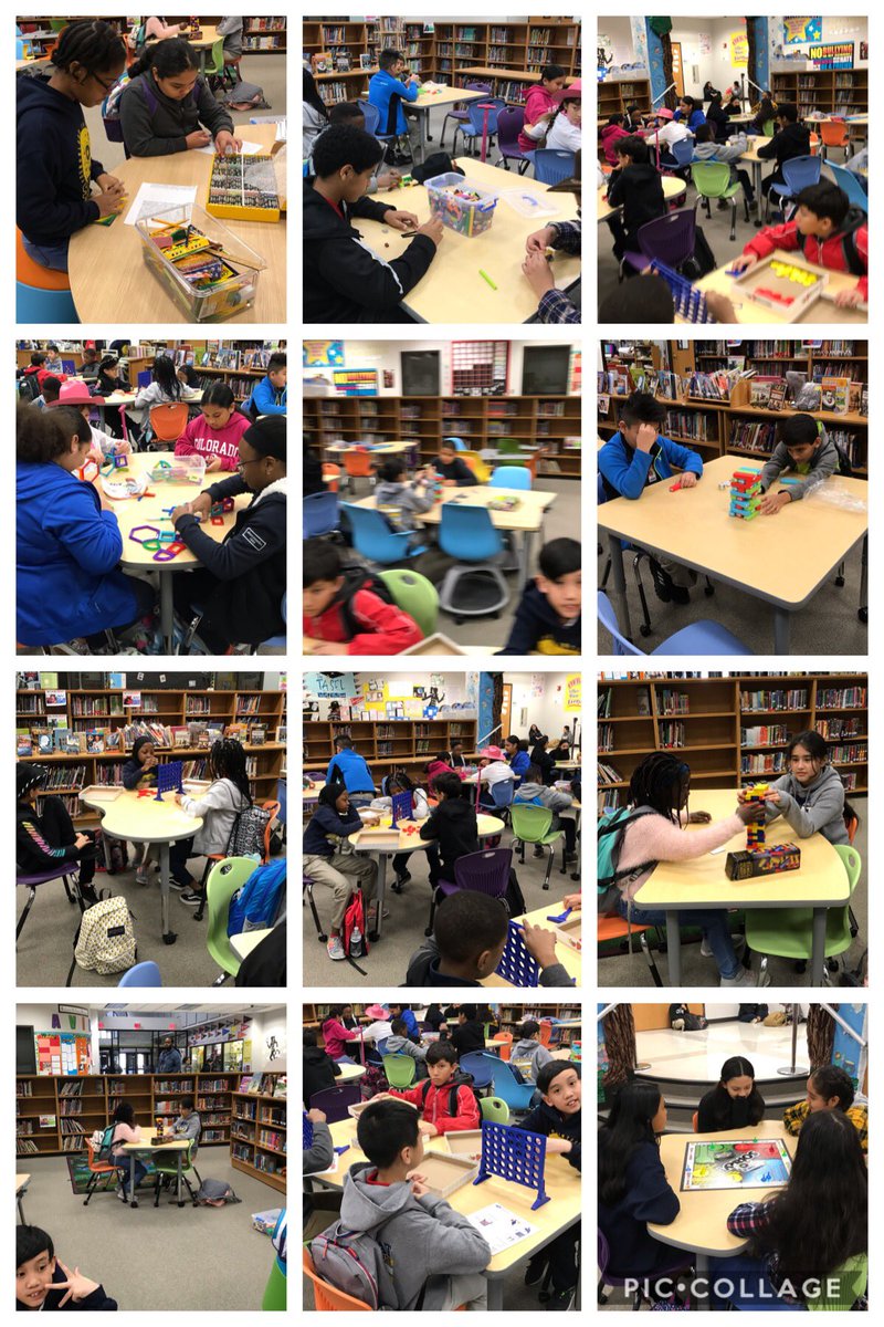 YBLiteracy's tweet photo. Fun Friday Makerspace in the library this morning! Great way to start the day. #makerspace #libratory @YBLiteracy @YgbInt @Alief_Libraries https://t.co/jYzFv64F8T