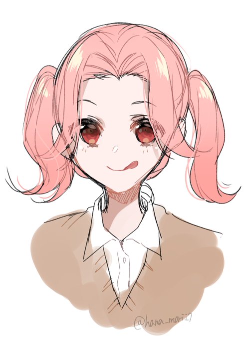 高校の頃に描いてた漫画の子を描きたくなったので描いた 