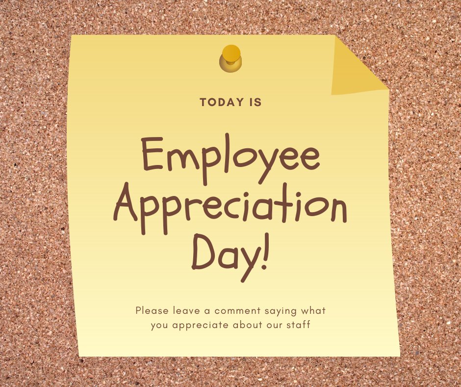 It's employee appreciation day! Help OHSA staff feel appreciated by sending some words of encouragement.