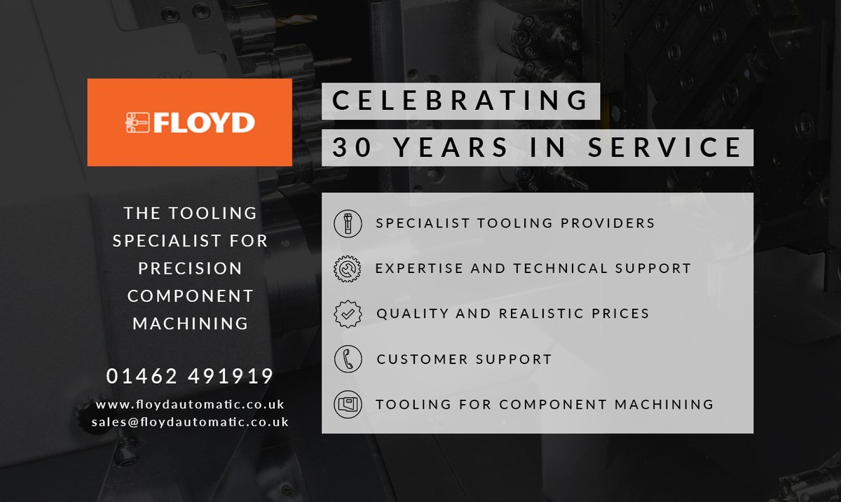 Floydautomatic's tweet photo. WE ARE ALWAYS HERE AND HAPPY TO HELP!
Offering 30 years’ experience in providing our customers with precision component machining. We don’t stop there; we also offer technical support and excellent customer service.
#floydauto #precisiontooling #engineering #30 https://t.co/V9hlu6QGIR