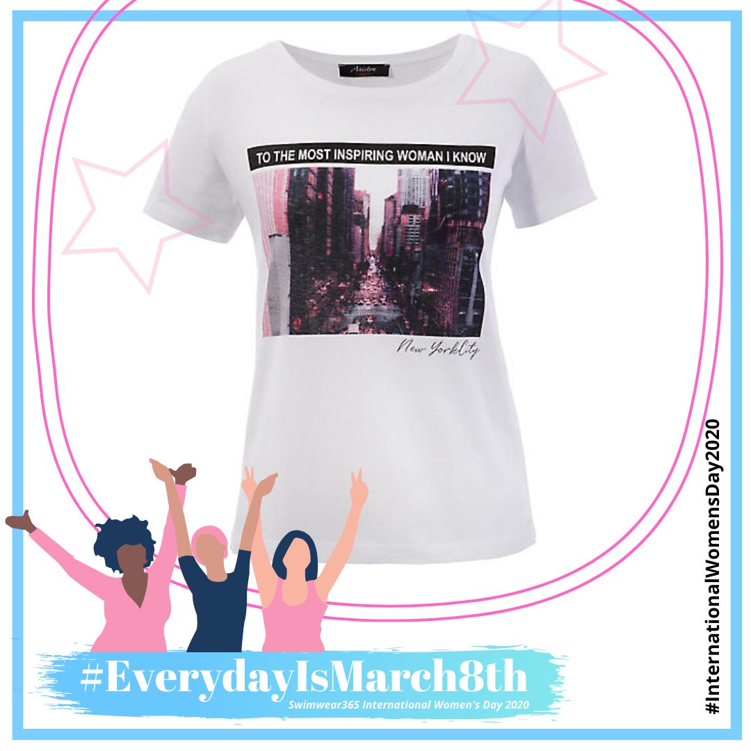 Make a statement and celebrate the inspiring woman you know with this fabulous print t-shirt ♀️💜 See it here: bit.ly/39Ghs56
#IWD2020 #EverydayisMarch8th #InternationalWomensDay