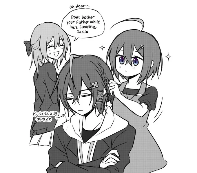 ※wilclaire family au, just ignore if you didn't like this kind of content

I wonder if there's anyone who still remember this au... anyway them😔👊 