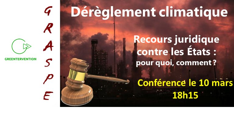 Greentervention's tweet photo. [EVENT] @Greentervention et le #GRASPE vous donnent rendez-vous mardi prochain, 10 mars à Bruxelles pour une conférence-débat avec Clémentine Baldon @clembal avocate qui porte #LAffaireDuSiecle ! 🌱🌍✊
@laffairedusiecl 
⬇️ Détails ici ⬇️
https://t.co/iRh1iYhUer https://t.co/jAyjwH26fS
