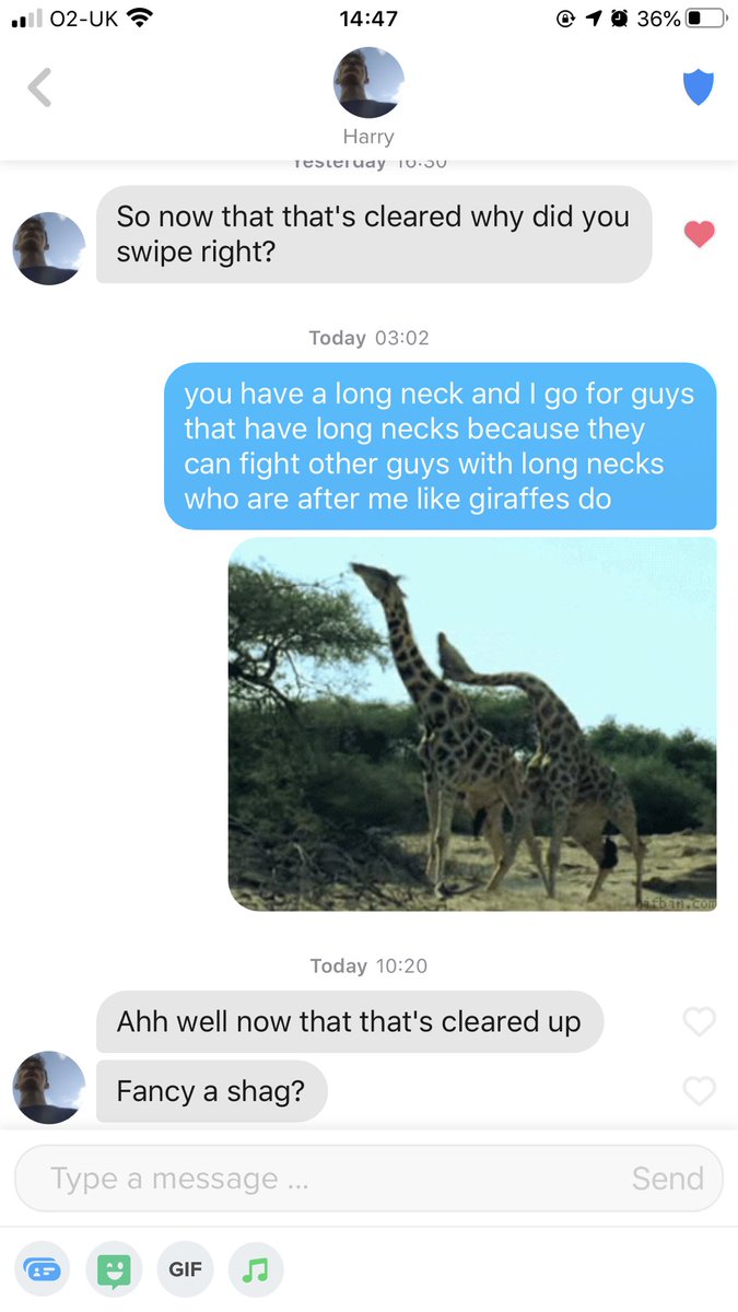 AmyPinder07's tweet photo. Some guys just don’t care how weird your preference is #tinder https://t.co/XHKKOIxKlf
