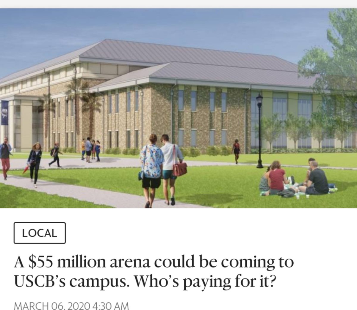 gtrain32's tweet photo. Maybe build a baseball and softball field on campus first. Spent hundreds possibly thousands of dollars on gas driving to practices and games. @USCBAlumni @USCBAthletics https://t.co/Q9zmnouFMr