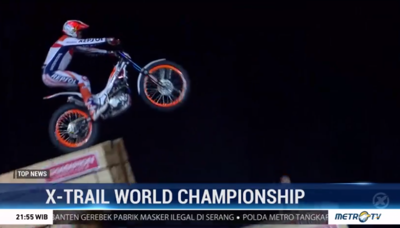 Metro_TV's tweet photo. #TopPicture Aksi akrobat X-Trail World Championship di Spanyol menjadi penutup #TopNews malam hari ini. Terima kasih telah menyaksikan #TopNewsMetroTV, saksikan program selanjutnya hanya di @Metro_TV atau streaming melalui https://t.co/SOzNo2G83M https://t.co/Tuvb6wC7IG