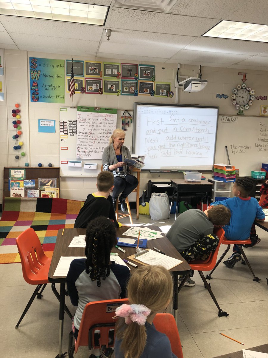 lana_fincher's tweet photo. Thank you Dr. Melinda Strickland for reading to our class! We are Thinking some Thinks! #WeAreModel https://t.co/ZA4yL5Pgmw