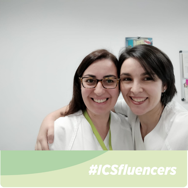 icscat's tweet photo. @laiacf10 @hgermanstrias @htrueta #ICSfluencers @laiacf10: "Tot i una setmana intensa les infermeres de control d'infeccions de l'@hgermanstrias no perdem el somriure. Gràcies a tots per deixar-nos explicar la nostra tasca i als professionals que ens fan confiança i vetllen per la seguretat dels pacients" #S42LC https://t.co/sJjJBUVFAD