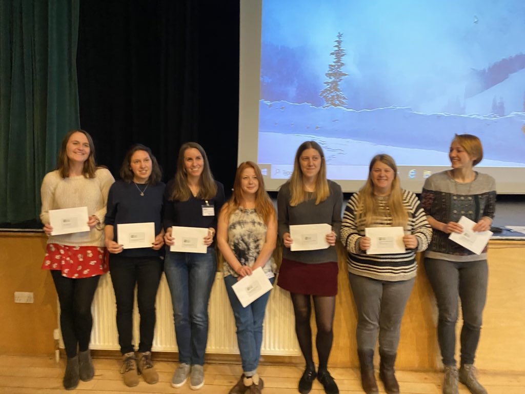 aDebRoberts's tweet photo. Prize winners at the @JamesHuttonInst 2020 Postgraduate Student Event which reinforced the unique beadth of the Institute and left me optimistic for the future! Many thanks to all the Postgraduate Studentship Committee
#IWD2020 https://t.co/wgYhmKvJuL