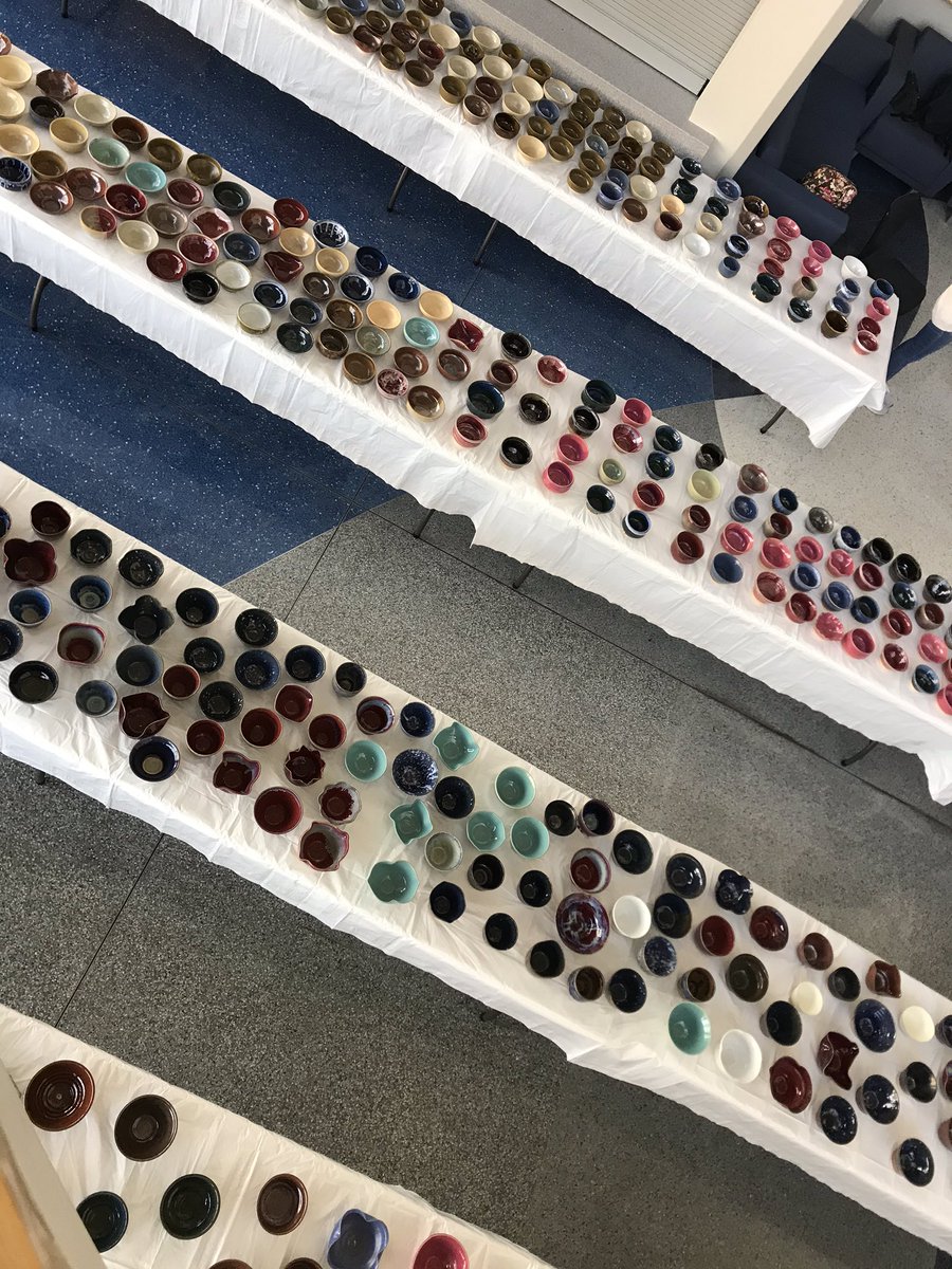 McNeese’s #Gumbowl event is happening at 10am today!! Just $10 to get an original ceramic bowl AND a bowl of delicious gumbo! 🍴🥣
Come to the Grand Gallery in Shearman and support the ceramics department 💙 #GeauxPokes
