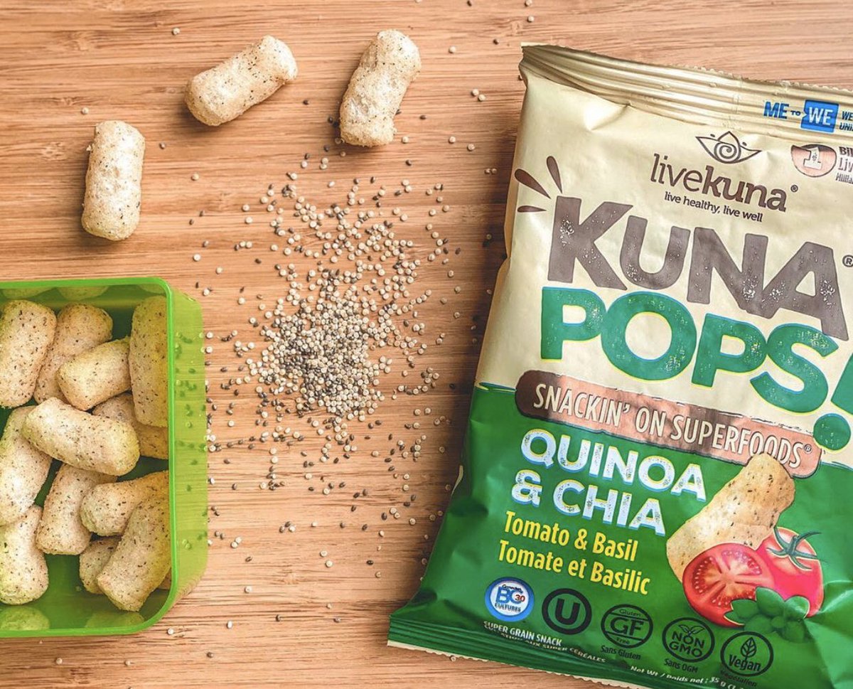 KunaPops's tweet photo. What do you get when you mix #chia and #quinoa? 🤔 The most delicious and nutritious superfood snack! 😋 #SnackinOnSuperfoods #KunaPops https://t.co/h2kEFpiO7h