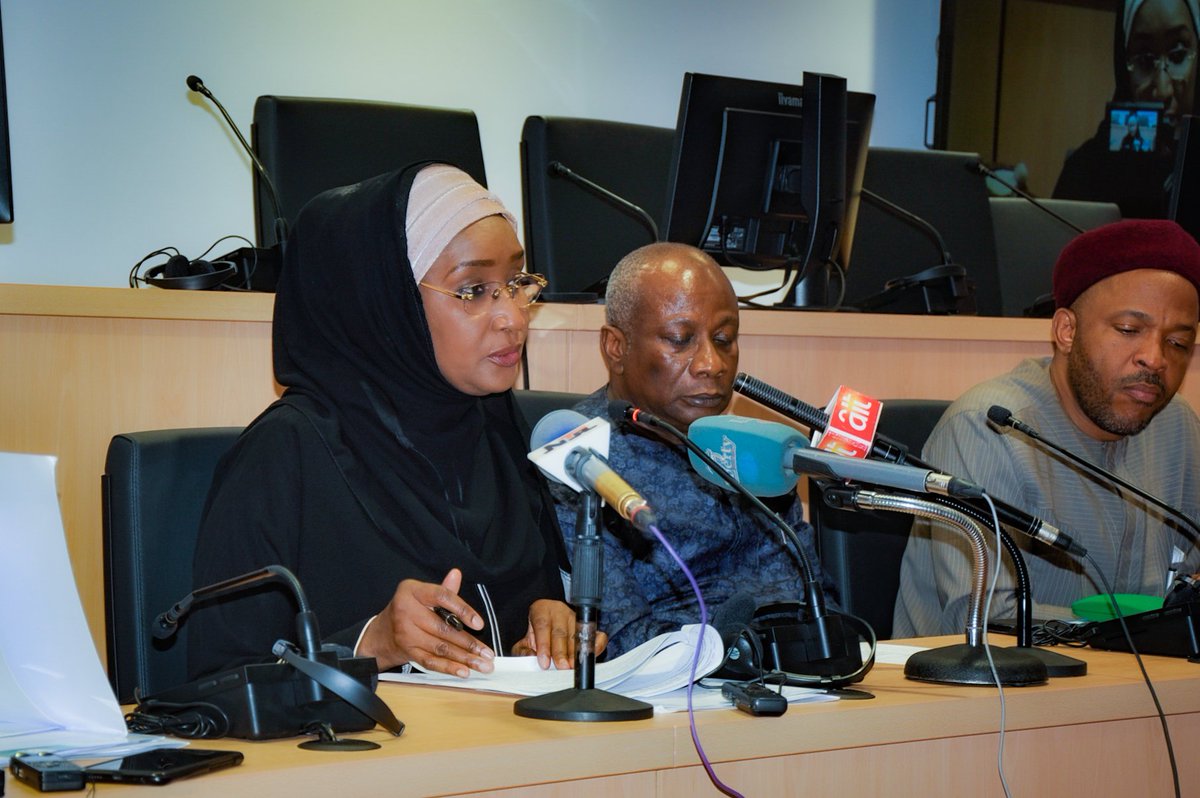Sadiya_farouq's tweet photo. It is also my wish that the Humanitarian Policy Dialogue Forum #HPDF will live up to its expectation to serve as platform for engagement and dialogue, advice and support on government policies with major stakeholders in the humanitarian space, with partners and the government. https://t.co/nPkm8yVQj5