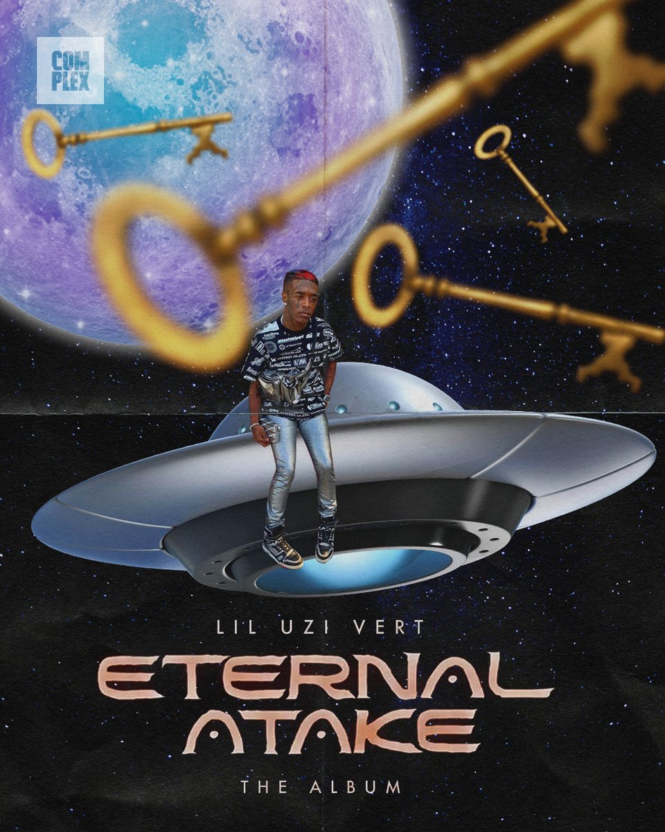 ComplexMusic's tweet photo. LIL UZI VERT DROPPED.
#ETERNALATAKE IS HERE.

🛸👽☄️🛸👽☄️🛸👽☄️ https://t.co/GIuCQa3hHe
