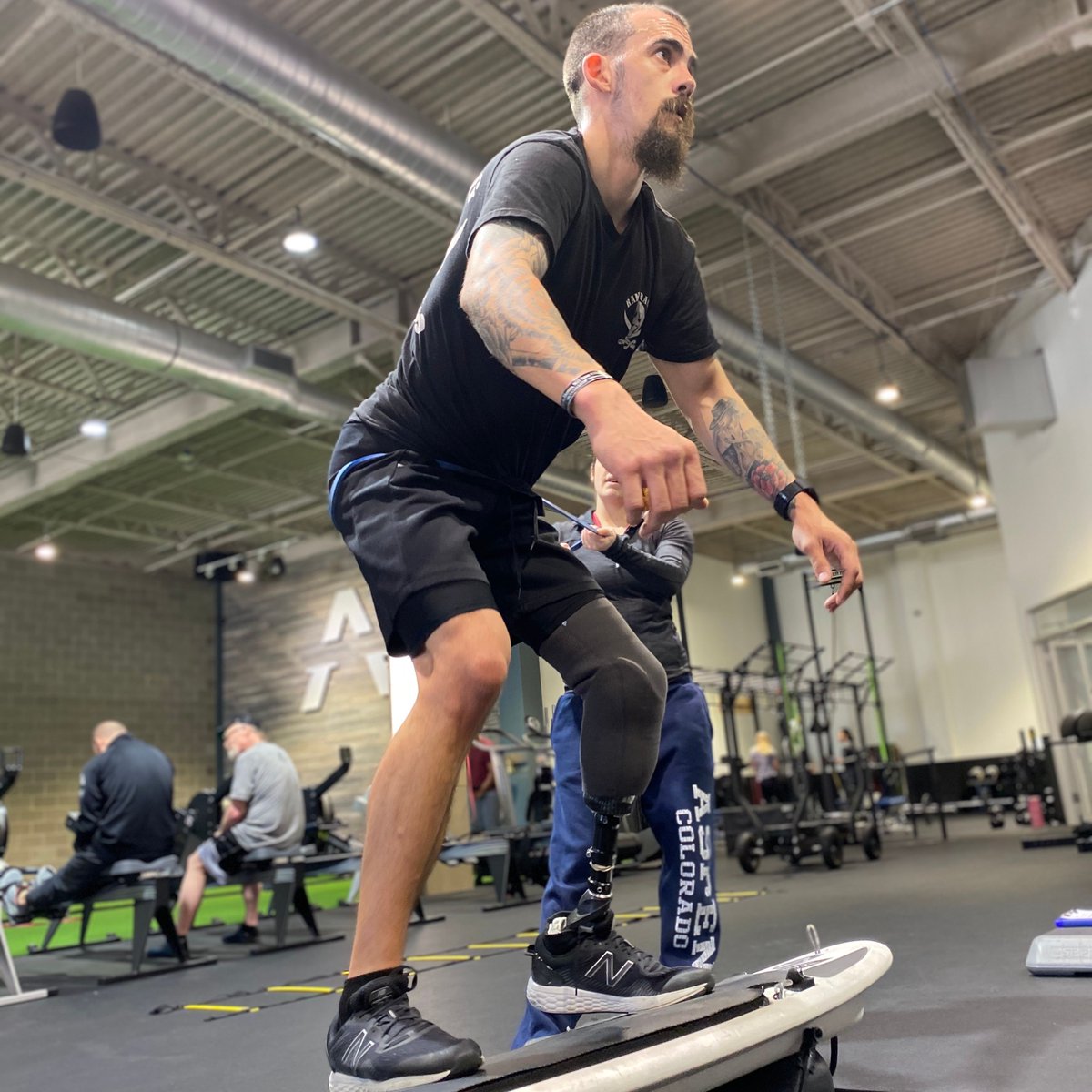 ATF_Tribe's tweet photo. We truly believe in balance, strengthening the body and the mind with all our athletes #ATF18Stephen #ATF18 #AdaptiveAthlete #Balance #FitnessFriday https://t.co/l2cDJvrtZW