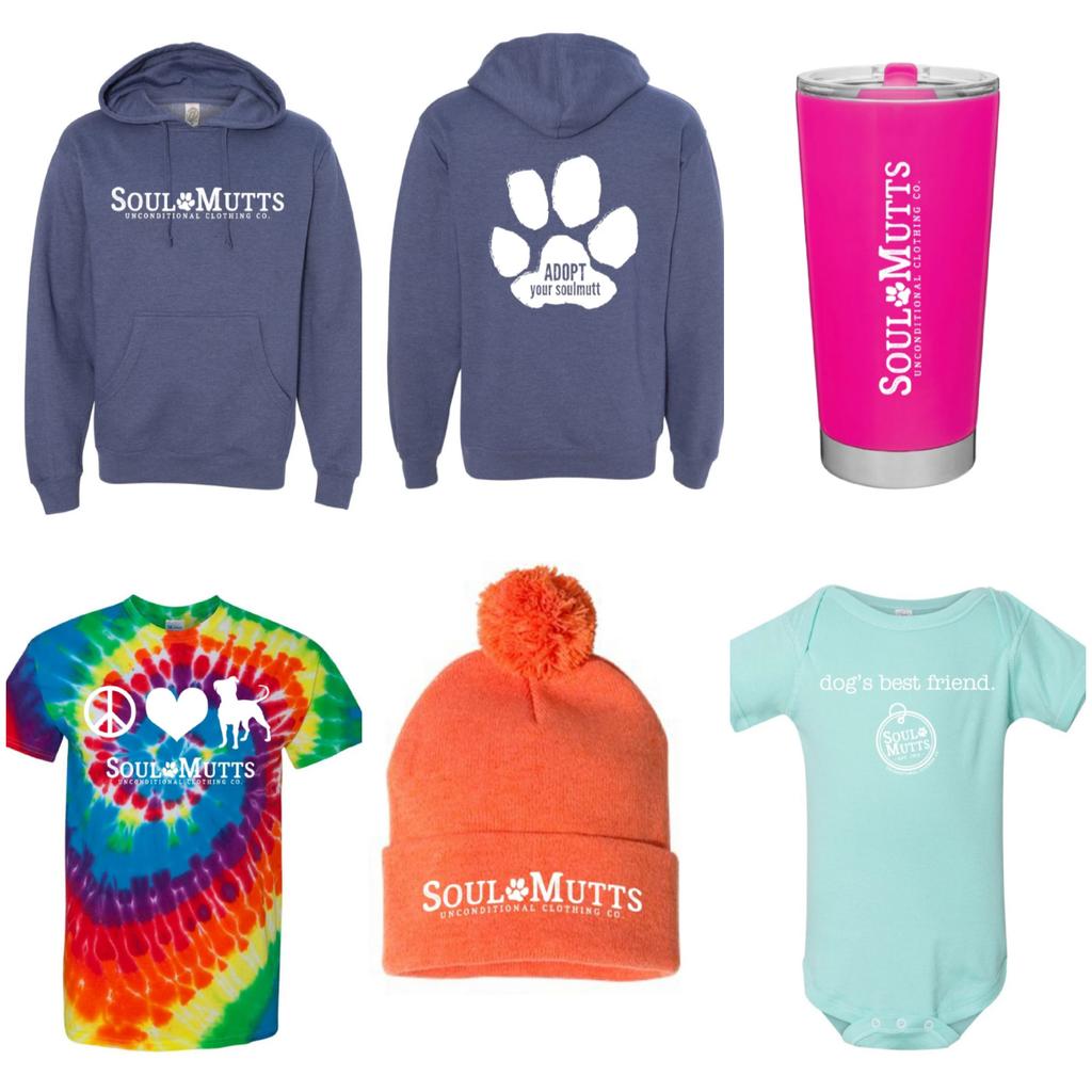Soulmutts1's tweet photo. Shop to support animal rescue! We are apparel with a purpose, we donate a portion of every purchase to a different rescue or shelter each month! #muttsinarutrescue #adoptyoursoulmutt #soulmutts #unconditionalclothingco #adogloversclothingcompany #everypurchasemakesadifference https://t.co/LlnALVsfla