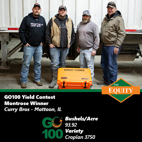 TheEquityCoop's tweet photo. #GO300YieldContest and #GO100YieldContest Montrose Location Winner #Harvest19 #agtwitter #Plant20 @DKAS_CIL https://t.co/U1yopSj62I