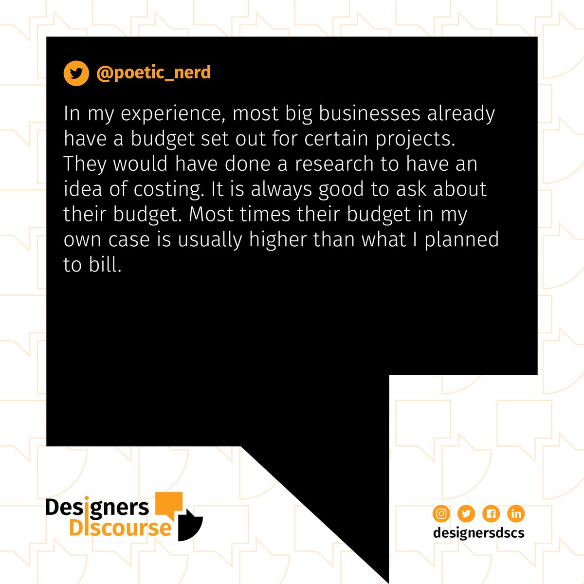 designersdscs's tweet photo. We hope you'd learn a thing or two from their experiences and approach.
Stay tuned for another #truthdiscovering week in Episode 11 of @designersdscs.
#designconversation #designdialogue #designdiscourse #designdebate #designeducation #designconference #designcommunity https://t.co/8rwhd5PU9B