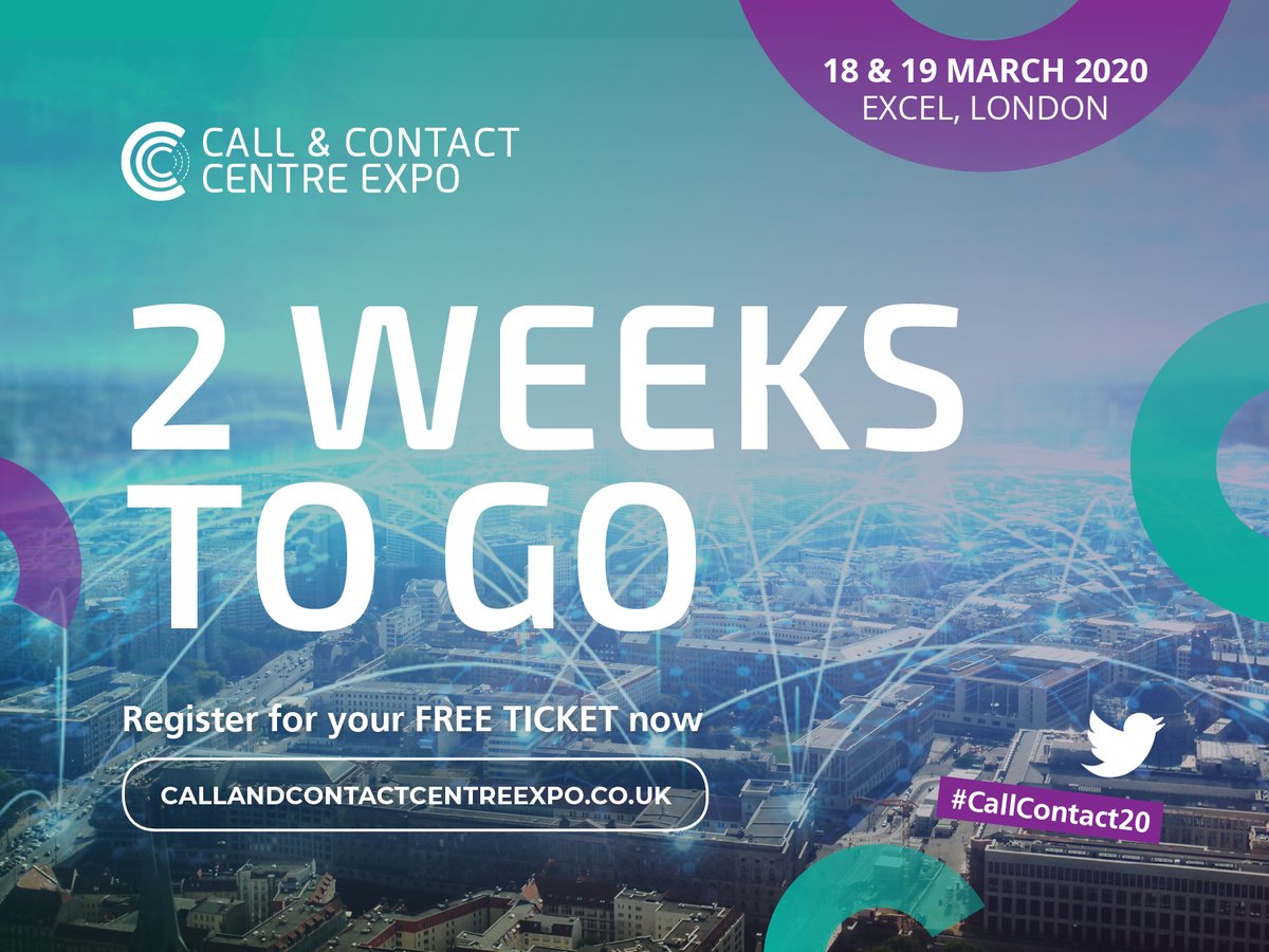 Alscient's tweet photo. Weโre thrilled to be exhibiting at the Call & Contact Centre Expo later this month. Pop over to Stand 1300 to meet the team and find out about our latest contact centre technologies. https://t.co/IddjRfl2yw #CallCentreEx #CallContact20 #CUX20 @CallCentreEx https://t.co/iEkD8MyMIb