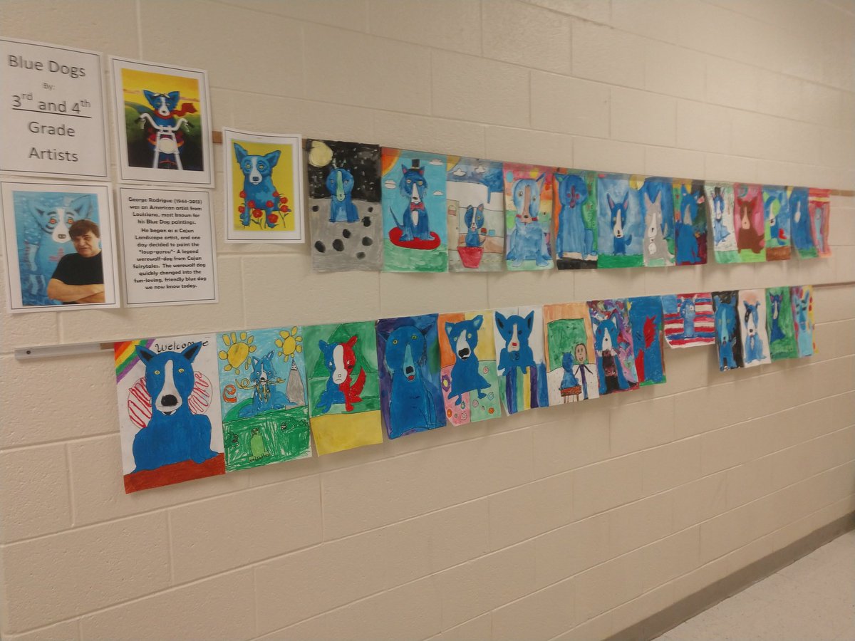 South_CCS's tweet photo. Student artwork on display...  Awesome work!! https://t.co/iNXYKGciQV