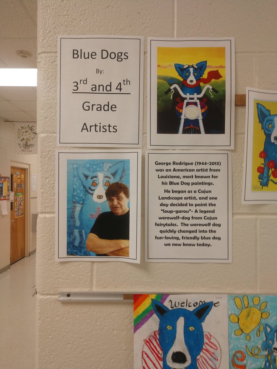 South_CCS's tweet photo. Student artwork on display...  Awesome work!! https://t.co/iNXYKGciQV