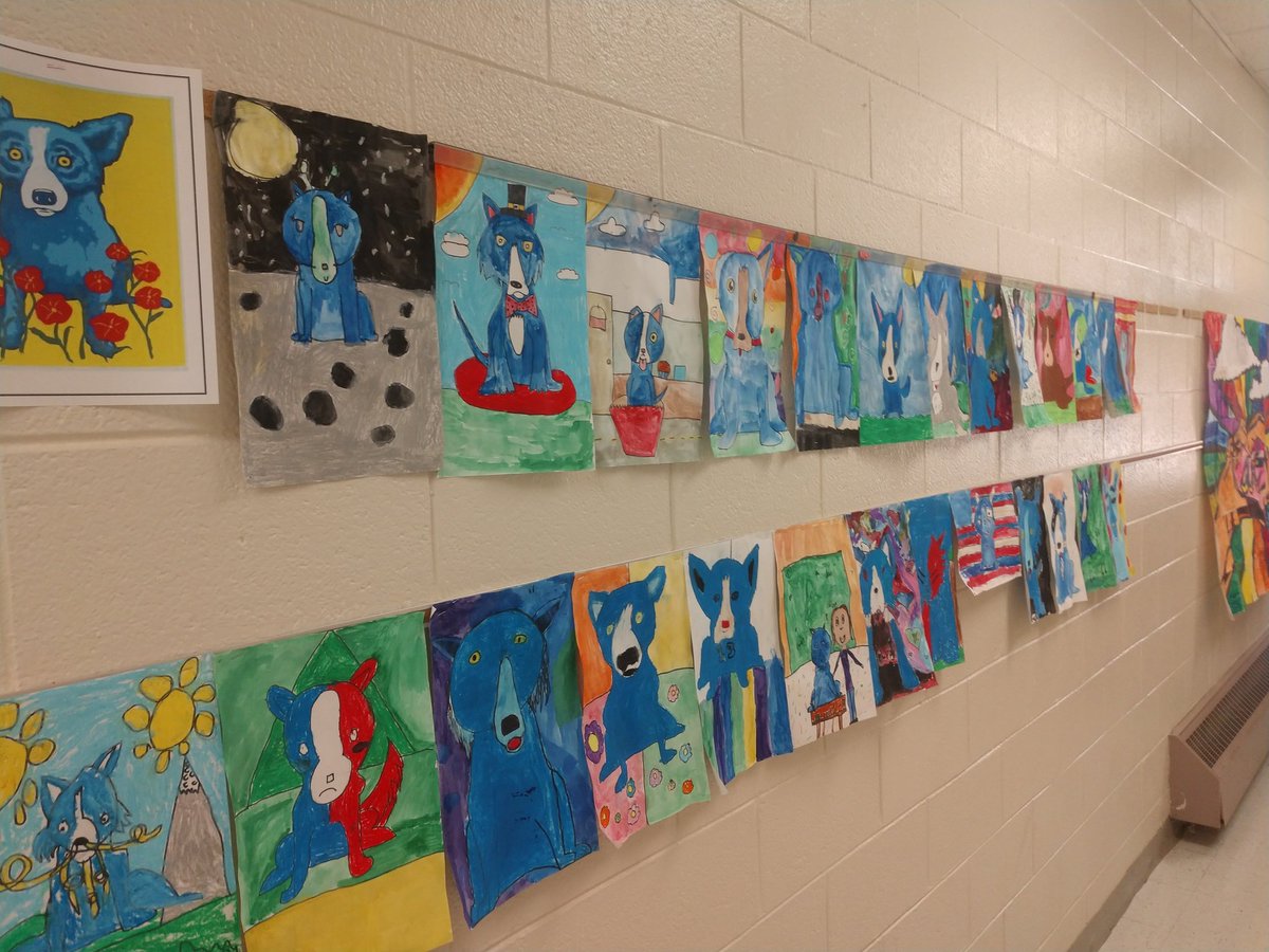 South_CCS's tweet photo. Student artwork on display...  Awesome work!! https://t.co/iNXYKGciQV