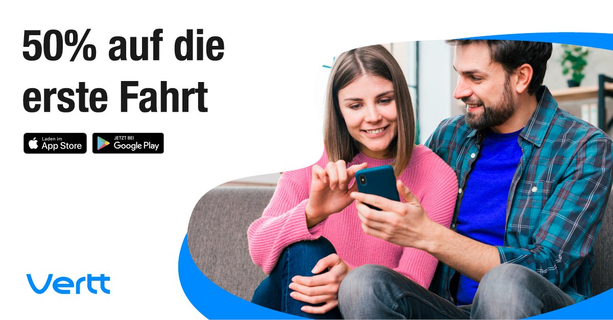 VerttCH's tweet photo. Lade jetzt die #Vertt-#App herunter und geniesse einen Rabatt auf deine erste #Fahrt. https://t.co/GuuoPsIpNP