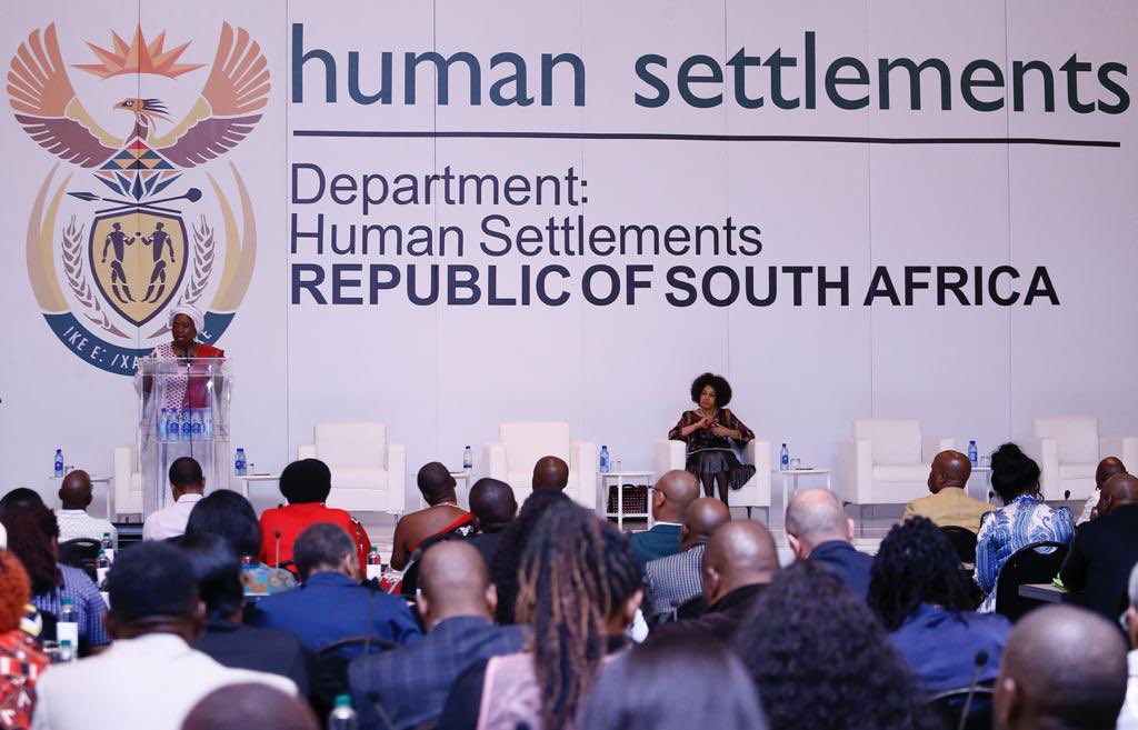 LindiweSisuluSA's tweet photo. Thank you to all the stakeholders, delegates and exhibitors who were present at this years very important Human Settlements Indaba.
Today’s discussions have reaffirmed our social compact and collective commitment to alleviate the housing need of our people.
#DhsIndaba https://t.co/gm0ufUzIqd