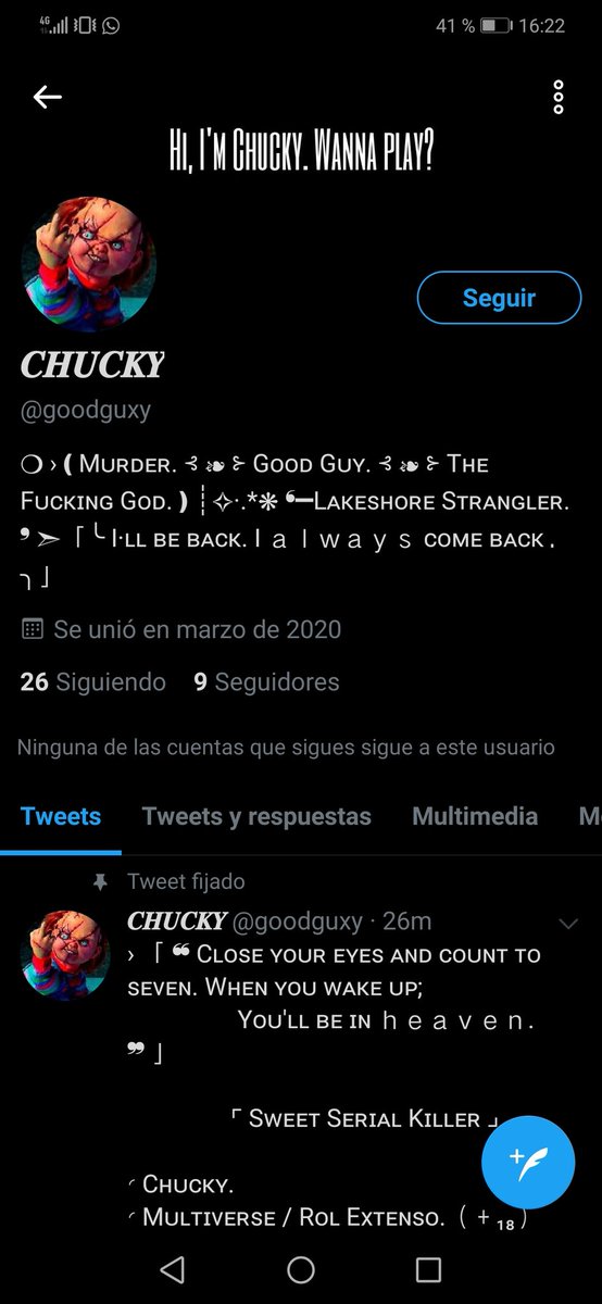 Y volvemos al: copio y pego biografias y fijados porque no tengo puta personalidad ninguna y me esfuerzo lo mínimo.

Y por esta gentuza a uno se le quitan las ganas de volver a rolear.

Por favor, RT.