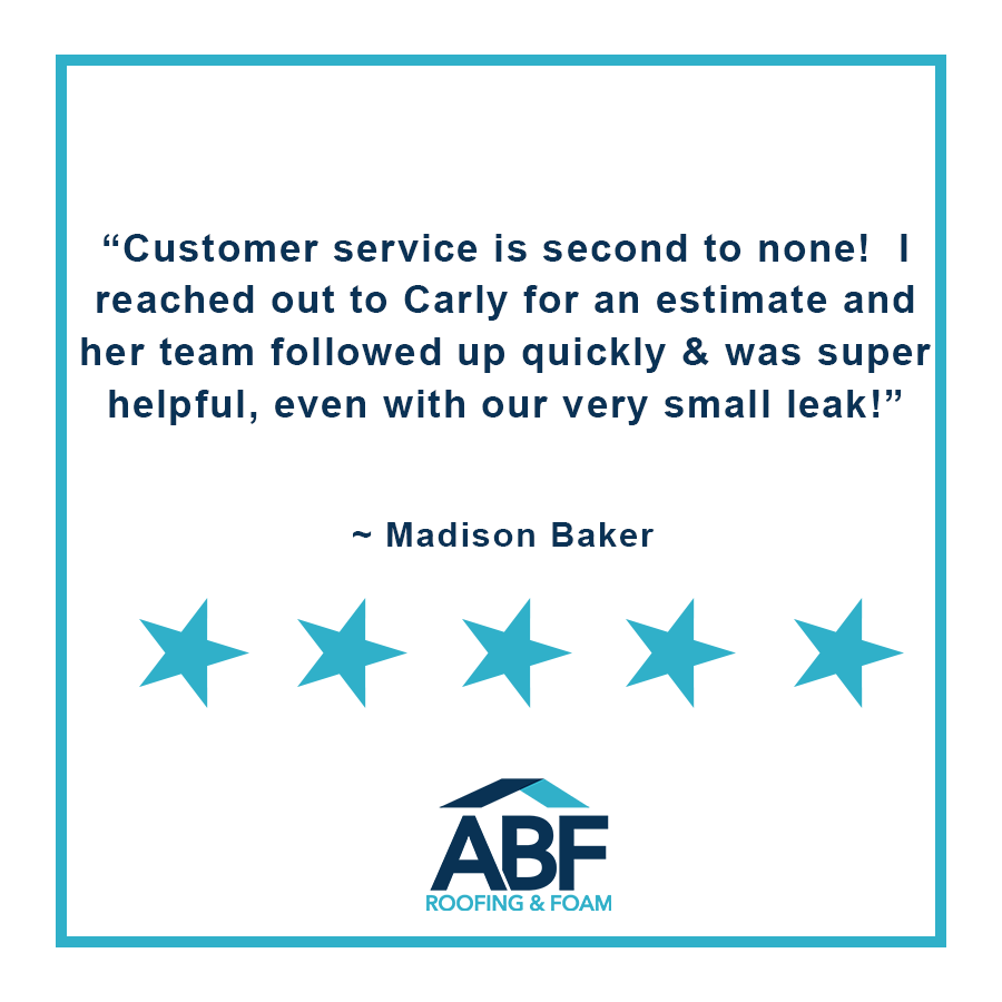 Thank you so much, Madison. We appreciate you taking the time to write us a review. It was our honor being able to help you.
If you have had a positive experience with us, we would love for you to leave us a review! Click the link below. Thank you!
g.page/ABFRoofingLubb…