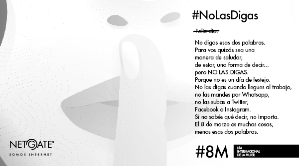 #8M #NoLasDigas