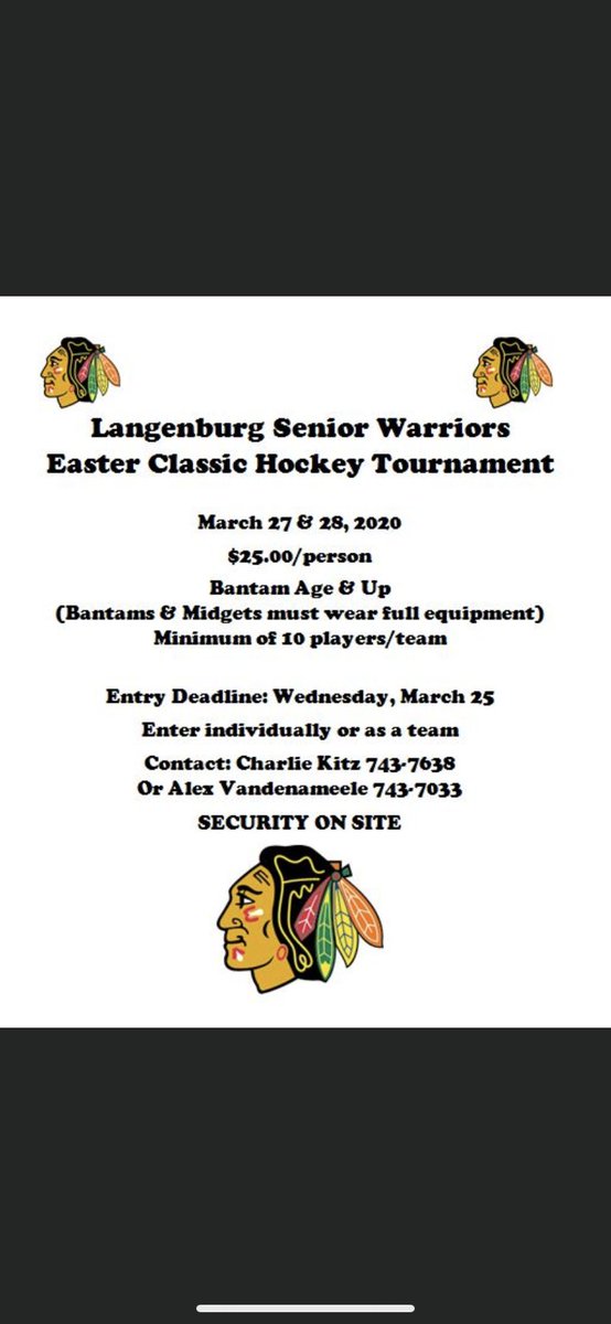 Get your teams in!! The annual Easter classic is comin up!