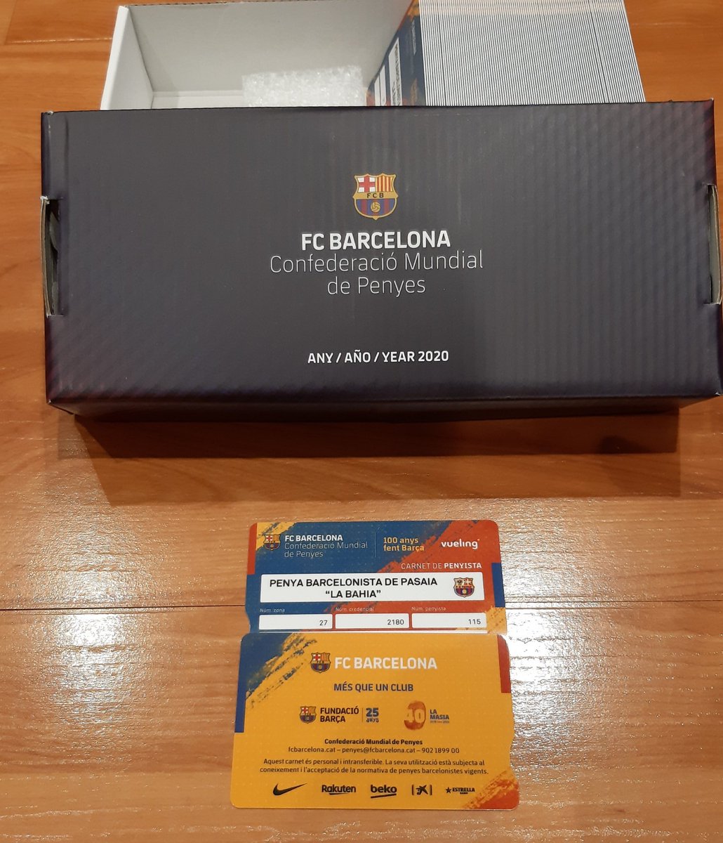 PBPasaia's tweet photo. Ya hemos recibido los nuevos carnets de penyista 2020!!!
Si quieres formar parte de nuestra penya infórmate:
pbpasaia@hotmail.com o a través de esta página.
Hazte penyista oficial del FCBARCELONA
@barcapenyes @pbpasaia https://t.co/lyzVdfuFoW