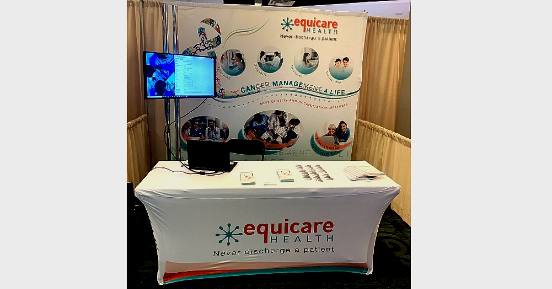 EquicareHealth's tweet photo. It's our last day at the ACCC 46th Annual Meeting. Come by Booth 305 to talk Heather about  Equicare CS and how it can help you with #carecoordination, #patientnavigation and #patientengagement. @ACCCBuzz #AMCCBS https://t.co/KmASPDCKVs