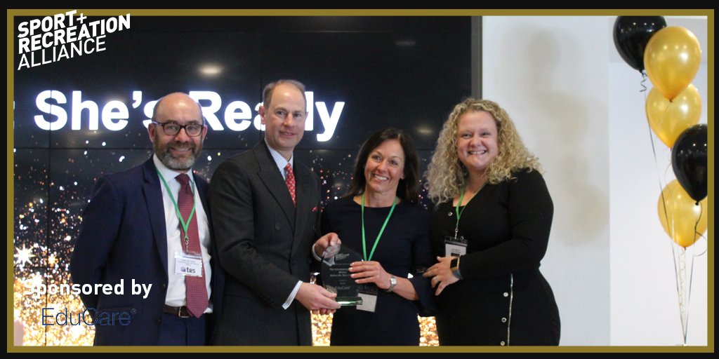 sportrectweets's tweet photo. Congratulations to She’s Ready and @ActiveLifeESSEX who have taken home the Volunteering Award, sponsored by @EduCareNews 

The initiative supports women to overcome significant barriers to volunteering, including low-self-esteem, body confidence issues and unemployment. https://t.co/XCYAl7aXoC