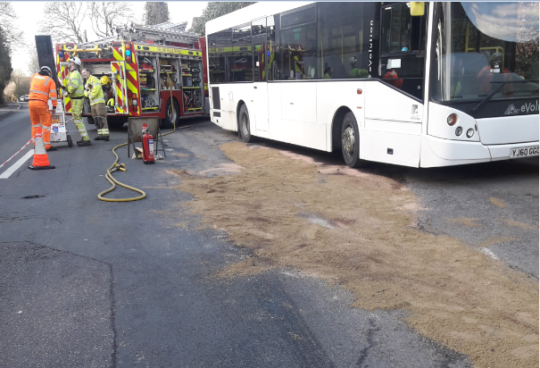 TVP_Wycombe's tweet photo. *Caution* ⚠️
Please avoid New Road junction with Bradenham Wood Lane, Walter's Ash due to diesel spillage.
Thank you
#RoadHazard #BucksFire #RisboroughNHPT #C6027 #C7271 https://t.co/qtNgbV86wU