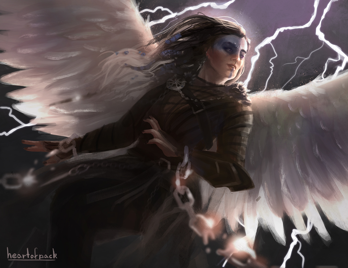 heartofpack's tweet photo. Yasha, Bringer of Storms. You are worthy.

#criticalrole #criticalrolefanart #criticalrolespoilers https://t.co/WASznQwgF5