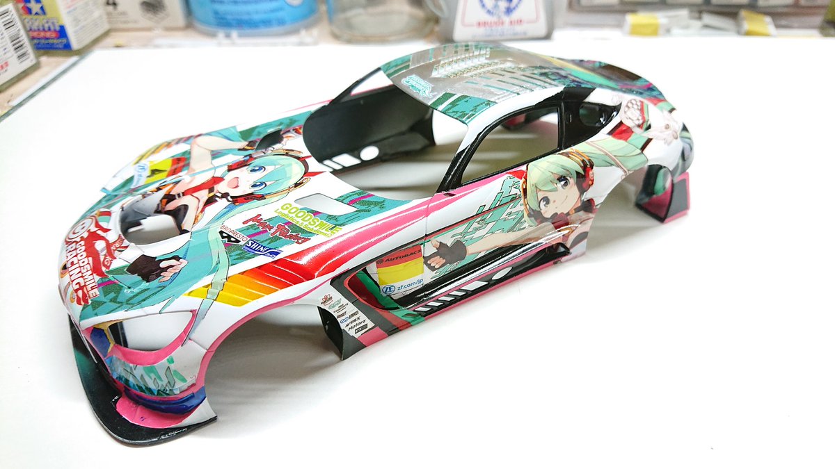 タミヤ 初音ミク ラジコン 現状販売 メカ付き Mercedes-AMG GT3EVO 4号車 グッドスマイル 初音ミク スポンサーと