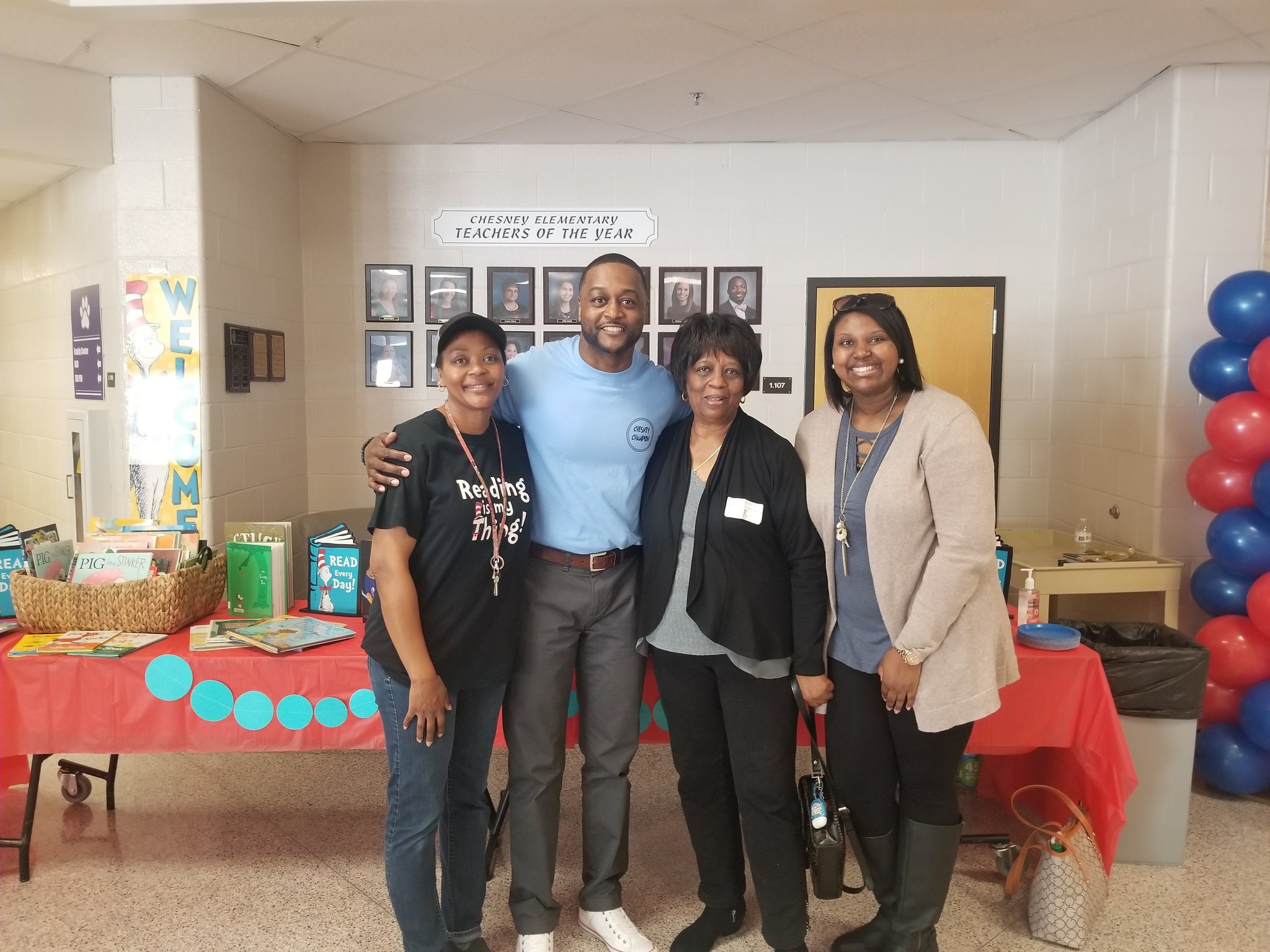 Chesney Elementary on Twitter "ChesneyChamps ReadAcrossAmericaWeek