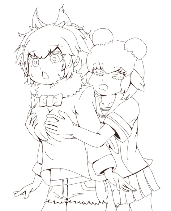 今回の線画結構きれいに描けたんじゃないかと 