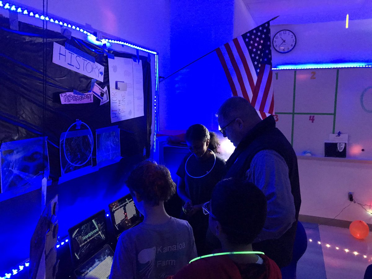 koons_amy's tweet photo. Mr. Gilliam checking out the time capsule. https://t.co/yAOCPRrI5R