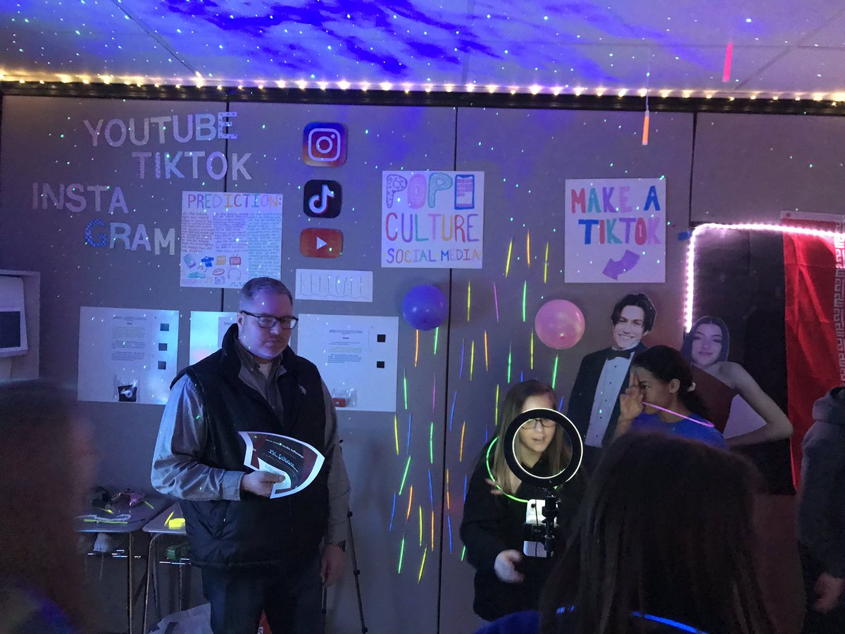 koons_amy's tweet photo. Mr. Gilliam checking out the time capsule. https://t.co/yAOCPRrI5R