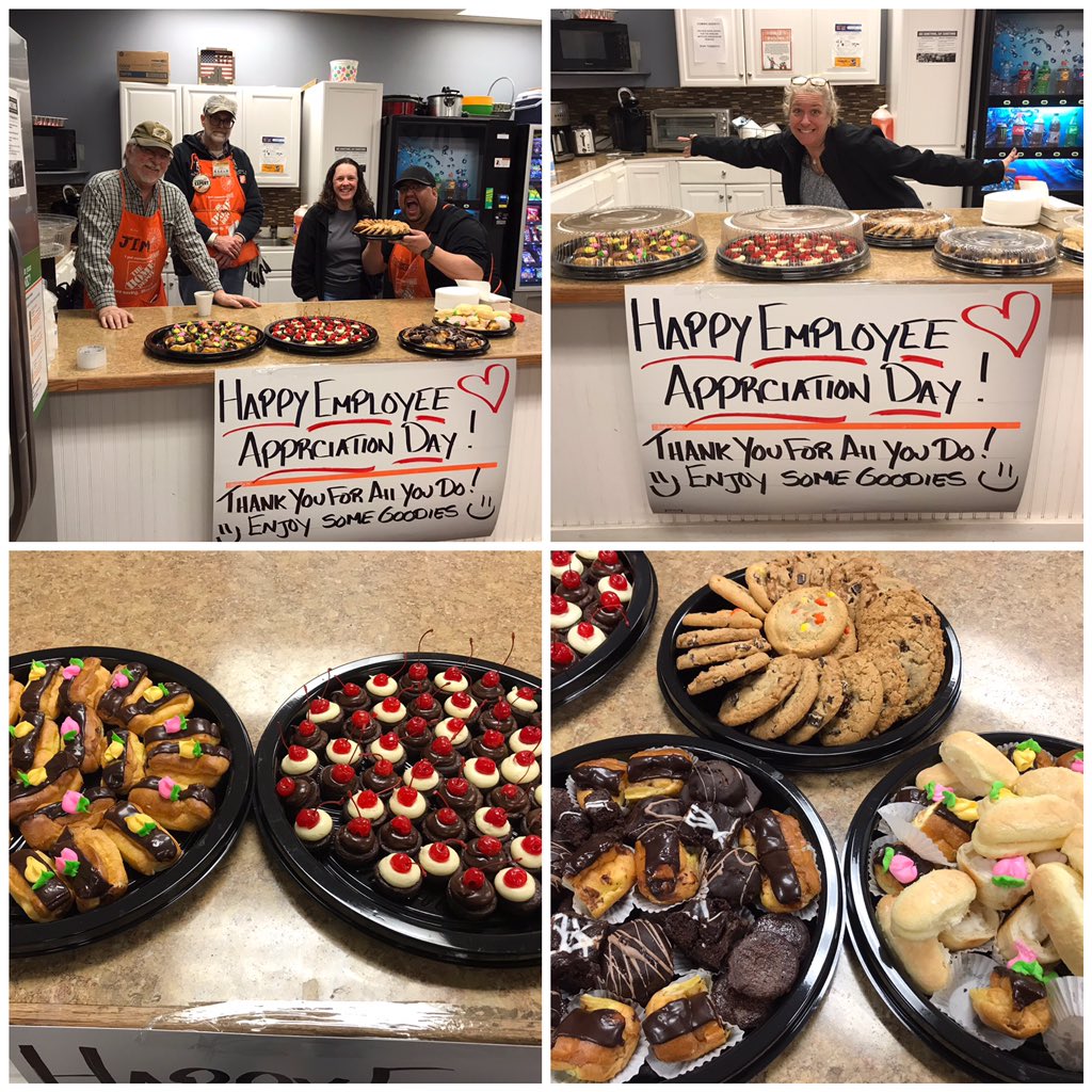 Happy National Employee Appreciation Day!!! Thank you for all you do everyday!! #amsterdamhomedepot #ourassociatesarethebest #orangeblooded