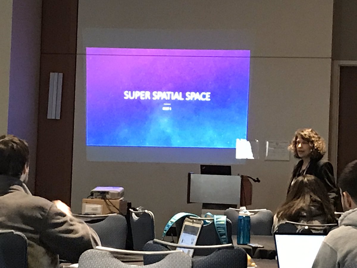 Ms. Dallimore presenting her A.C.E. Lessons - Super Spacial Space at #NCTIES2020 <a href="/MCSDigital/">Moore County Digital</a> #mcsace <a href="/Pinecrest_MCS/">Pinecrest High, NC</a>