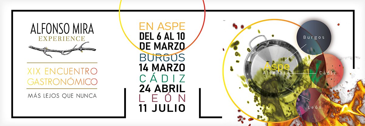 martikofoies's tweet photo. ¡Llegó el día! XIX Encuentro Gastronómico Alfonso Mira. Toda la información en https://t.co/AwKIG9qGc5 o siguiendo el hashtag: #XIXEGAM
@RestAlfonsoMira #alfonsomira https://t.co/rYnxK1Ai4E