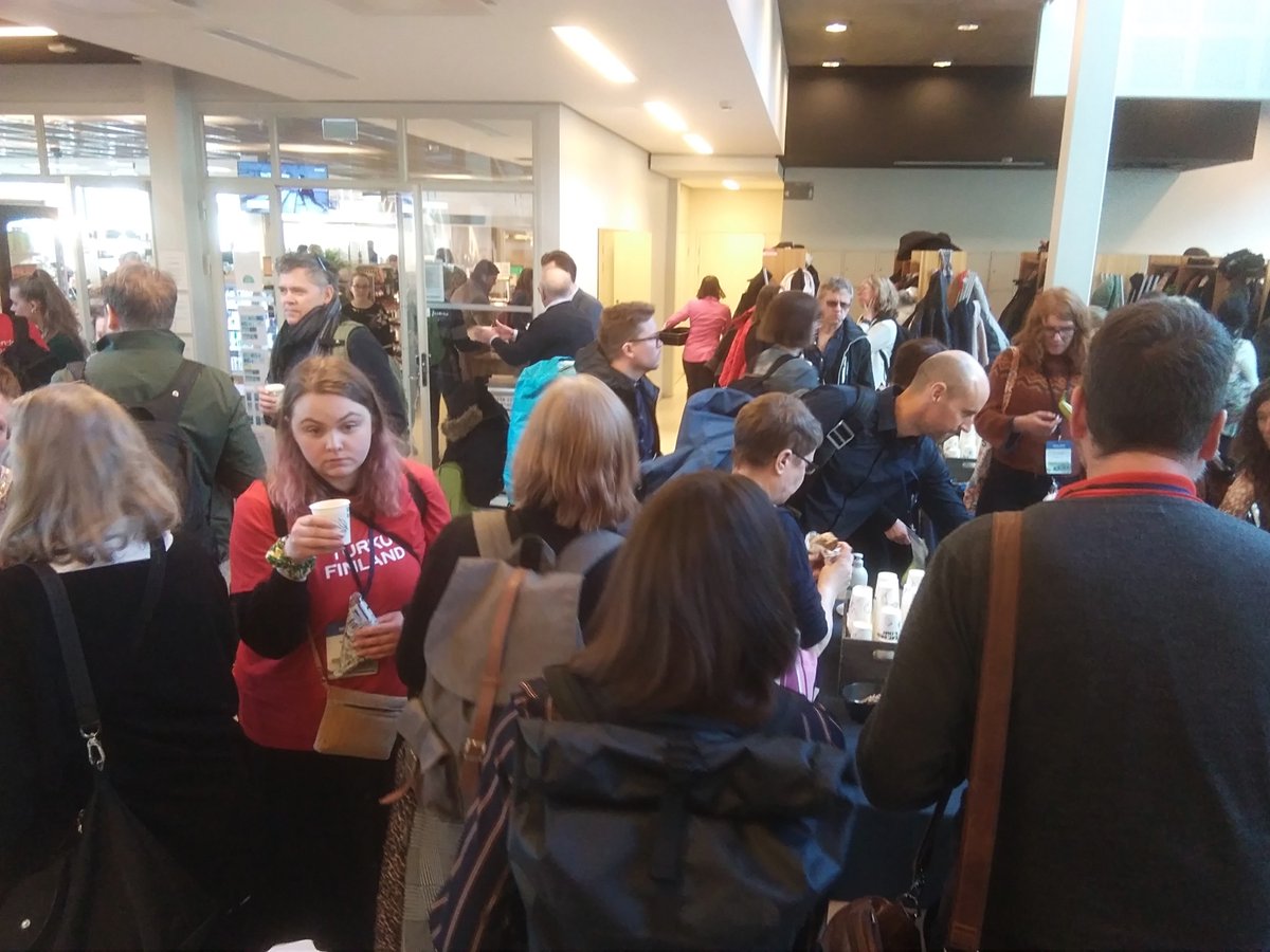 Last conference day at lobby #nera2020