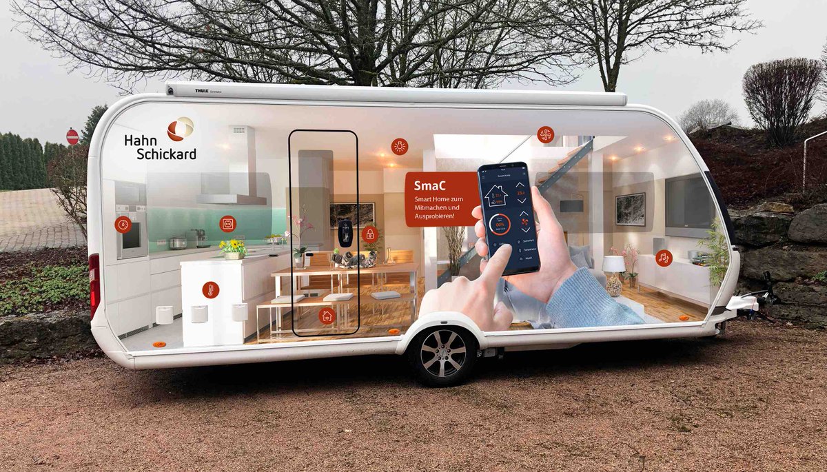 UCLabHTWG's tweet photo. Smart Home in jedes Haus!? #HTWG Blockwoche für Studenten AR/KD im Sommersemester. Lust am #Smart-o-Mat mitzuarbeiten, den Smart Caravan kennenzulernen und auch noch mehr über #SmartHomes zu erfahren? https://t.co/eq6H5lSl6d https://t.co/rx03gfnore