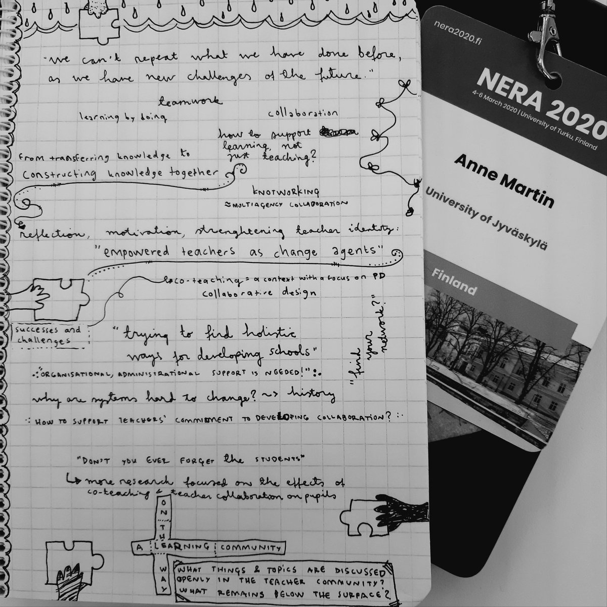 That's a wrap on <a href="/nera2020/">nera2020</a> conference. Thank you lovely <a href="/UniTurku/">Turun yliopisto - University of Turku</a> for hosting and cheers to all colleagues I had the chance to network with! #storyline #narrativeresearch #professionaldevelopment #school #learning #creativity #creativewriting #notes