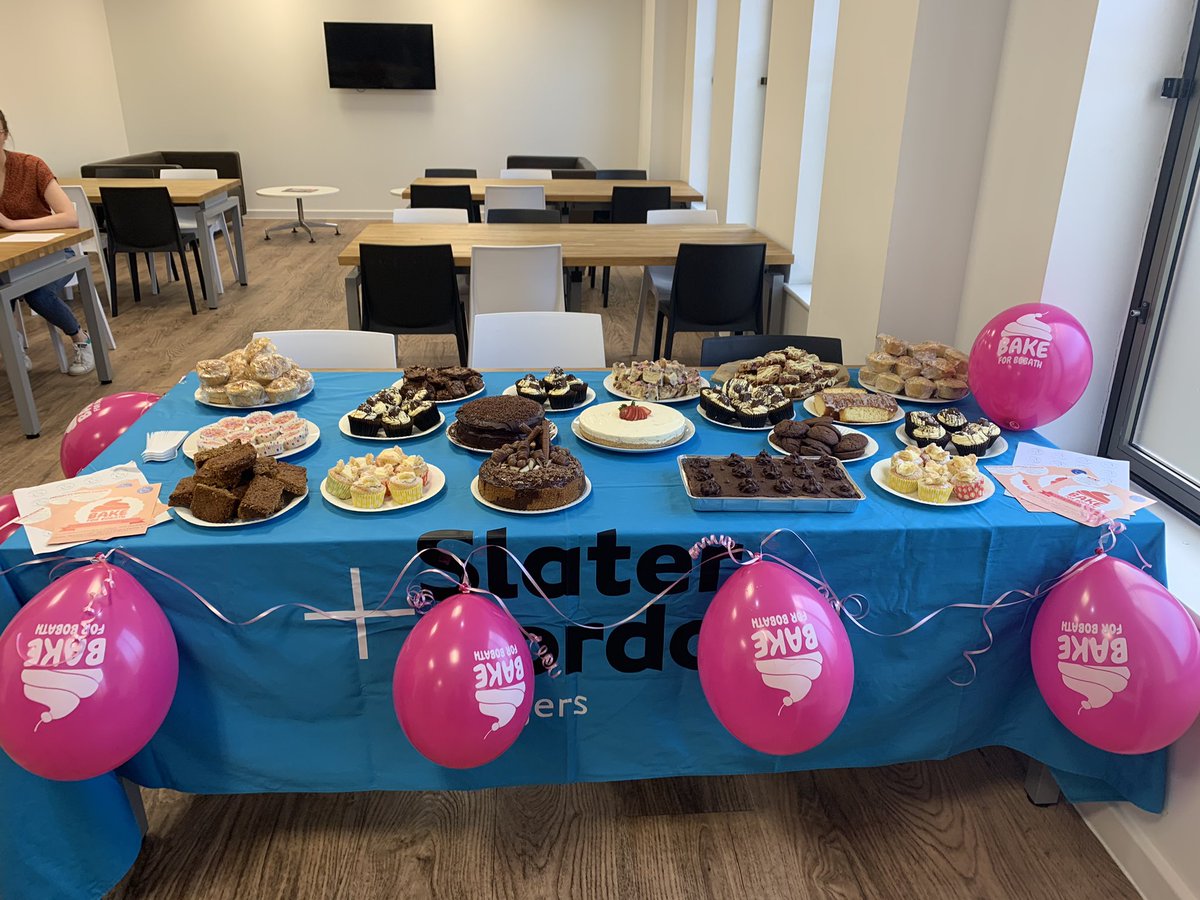 alicialegal28's tweet photo. 🎂🧁🍰 BAKE FOR BOBATH 🍰🧁🎂

I’m so proud to have organised our annual #BakeForBobath cake sale today. Soooo many lovely treats cooked up by my amazing colleagues to help raise vital funds for our friends at #Bobath 
I don’t want to see any cake for a very long time now 😂🐷 https://t.co/pCRQWxo52N